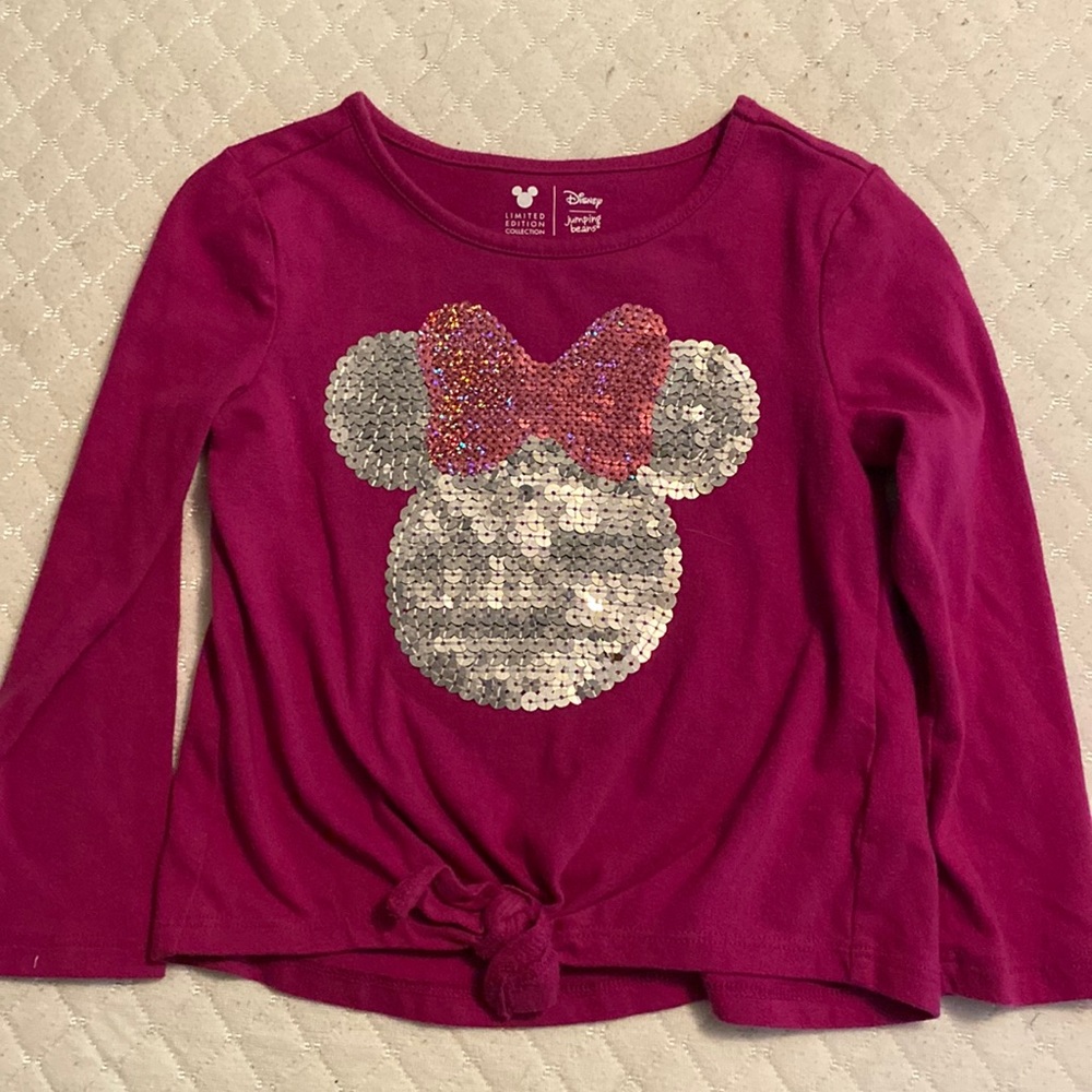 Disney limited edition Minnie Mouse purple shirt